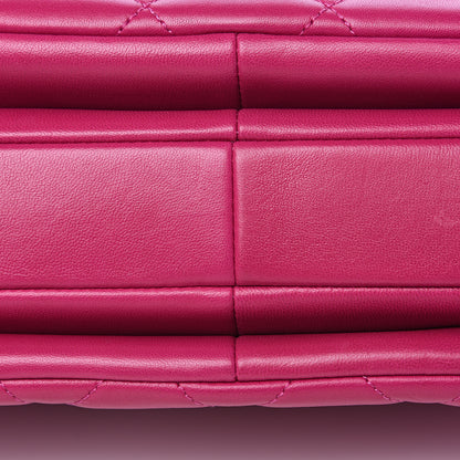 Chanel Lambskin Quilted Small Trendy CC Dual Handle Bag Dark Pink 13 of 15