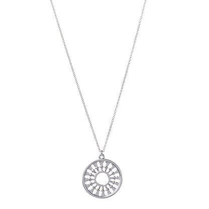 Tiffany Sterling Silver Paloma's Venezia Stella Medallion Pendant Necklace 1 of 6