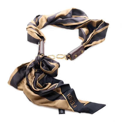 Fendi Silk Calfskin Strap You Tobacco Moro Ebano 1 of 7