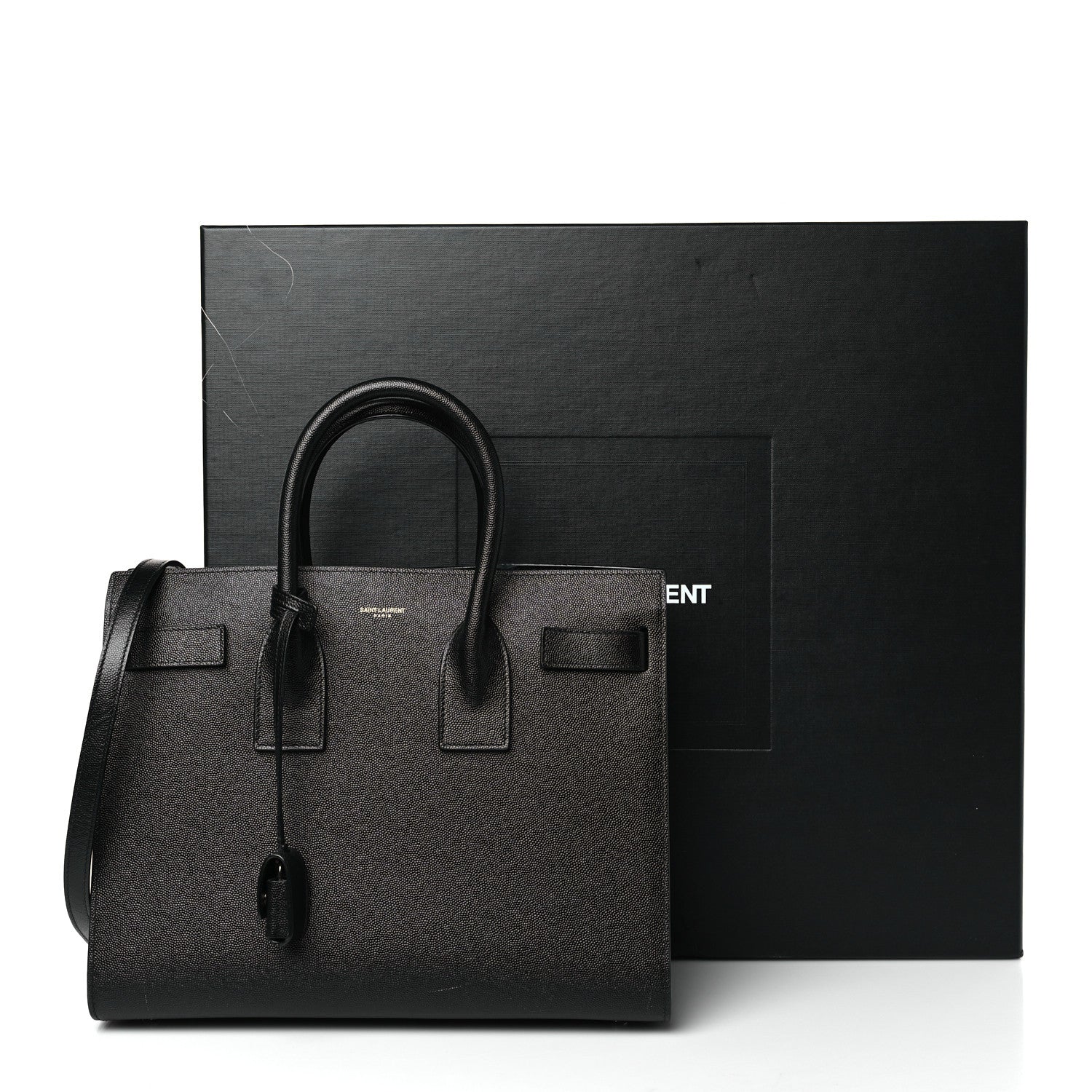 Saint Laurent Grain De Poudre Small Sac De Jour Black 11 of 11