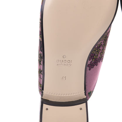 Gucci X DISNEY Jacquard Japanese Donald Duck Womens Princetown Slippers 41 Pink Black 6 of 9