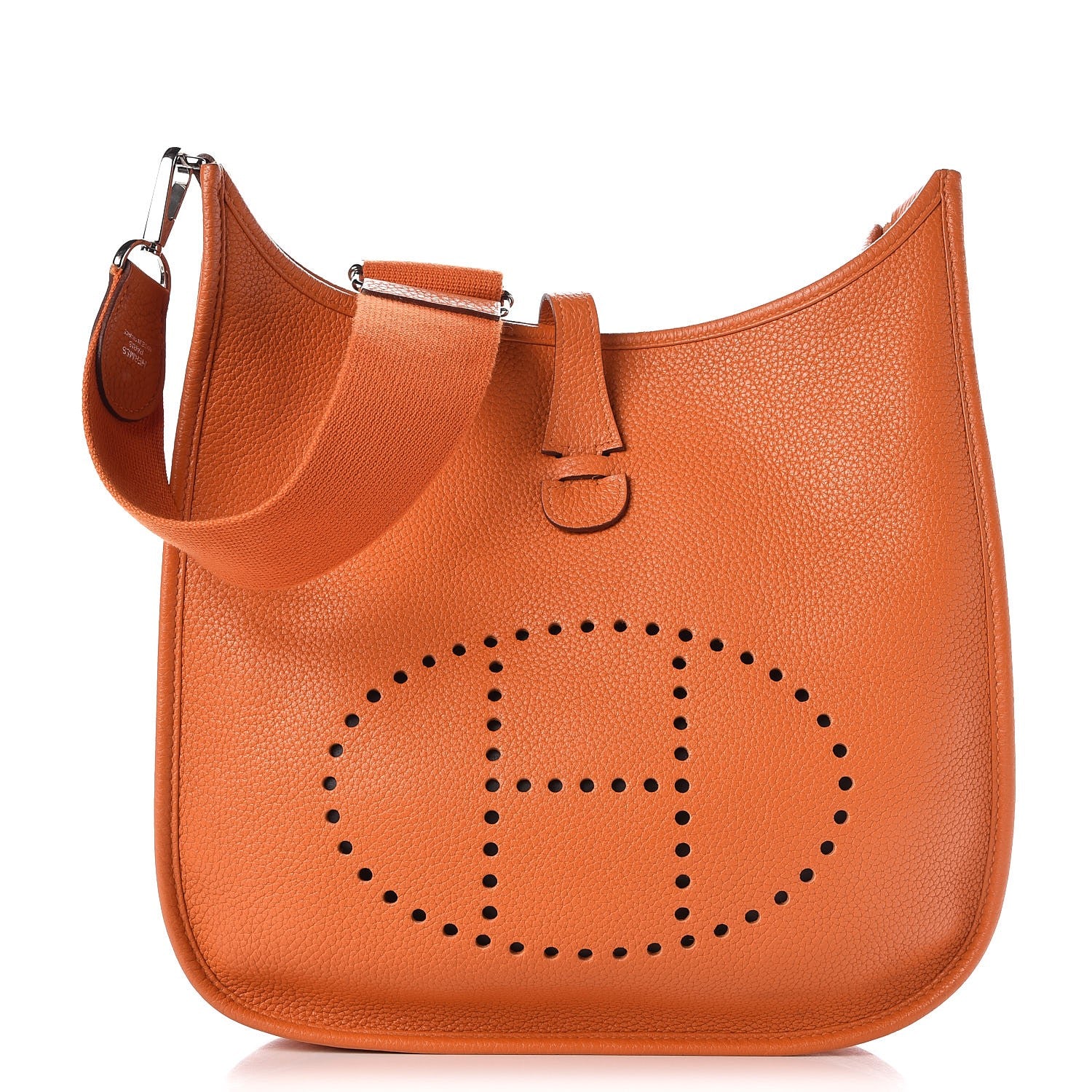 Hermes Taurillon Clemence Evelyne III PM Orange 1 of 9