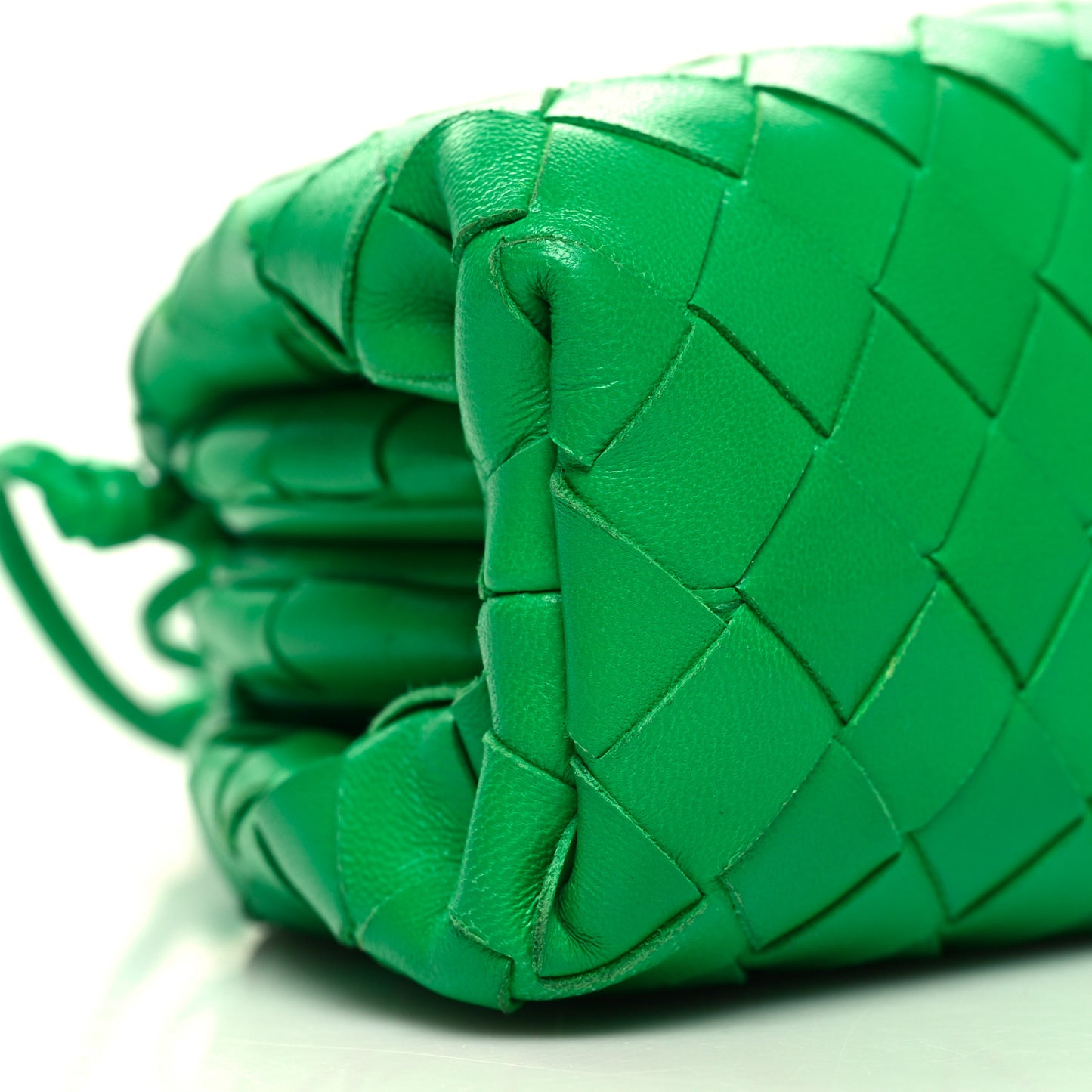 Nappa Intrecciato The Mini Pouch Clutch Parakeet