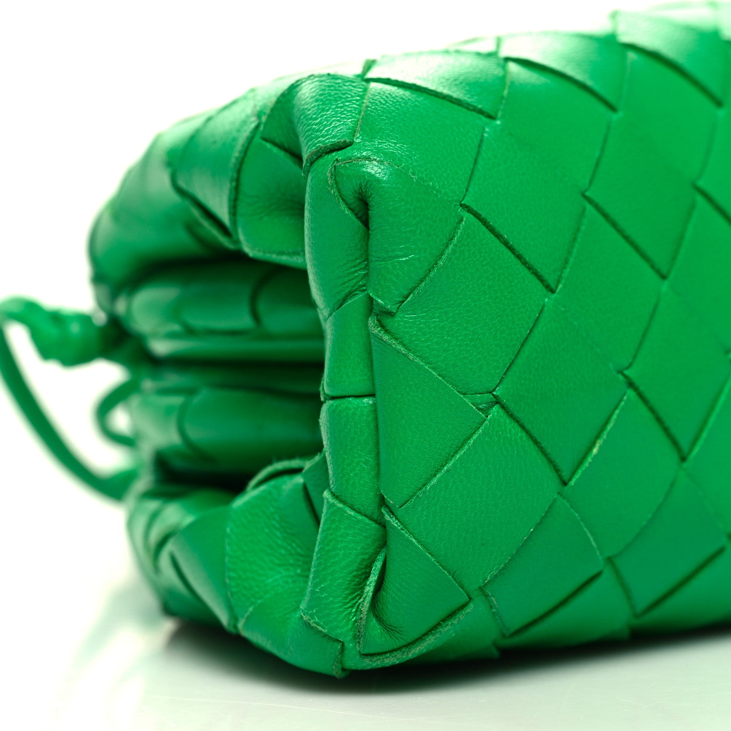 Bottega Veneta Nappa Intrecciato The Mini Pouch Clutch Parakeet 9 of 10