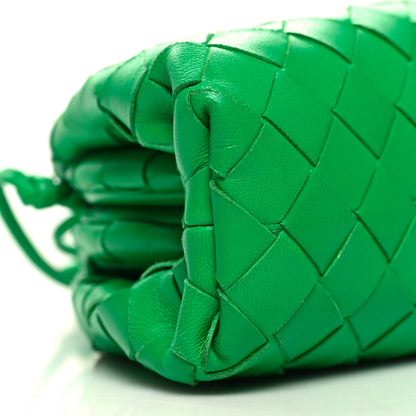 Bottega Veneta Nappa Intrecciato The Mini Pouch Clutch Parakeet 9 of 10