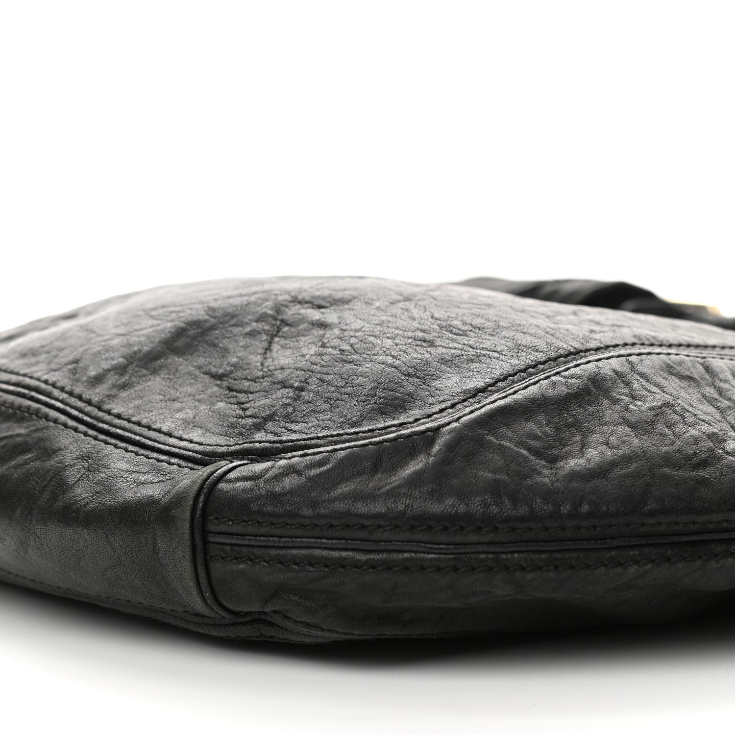 Givenchy Tumbled Sheepskin Hobo Black 10 of 13