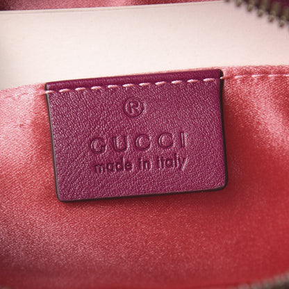 Gucci Velvet Matelasse GG Marmont Belt Bag 85 34 Fuchsia Violet Cyclamen 6 of 10