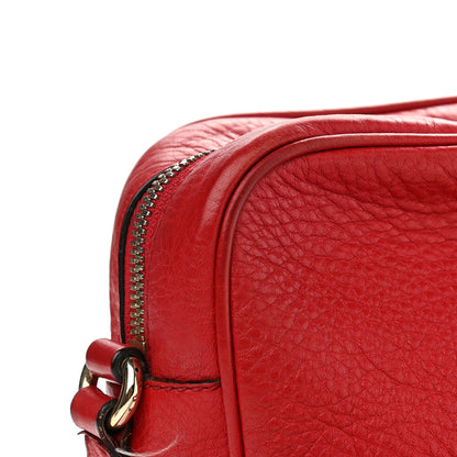 Gucci Pebbled Calfskin Small Soho Disco Bag Tabasco Red 10 of 15