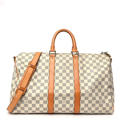 Louis Vuitton Damier Azur Keepall Bandouliere 45 1 of 8