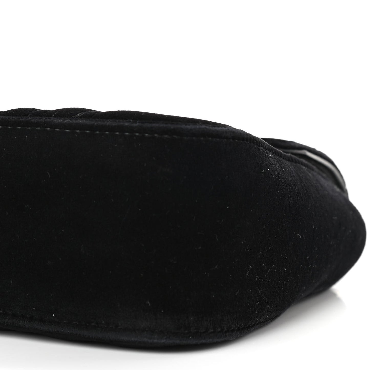 Velvet Matelasse Small GG Marmont Shoulder Bag Black