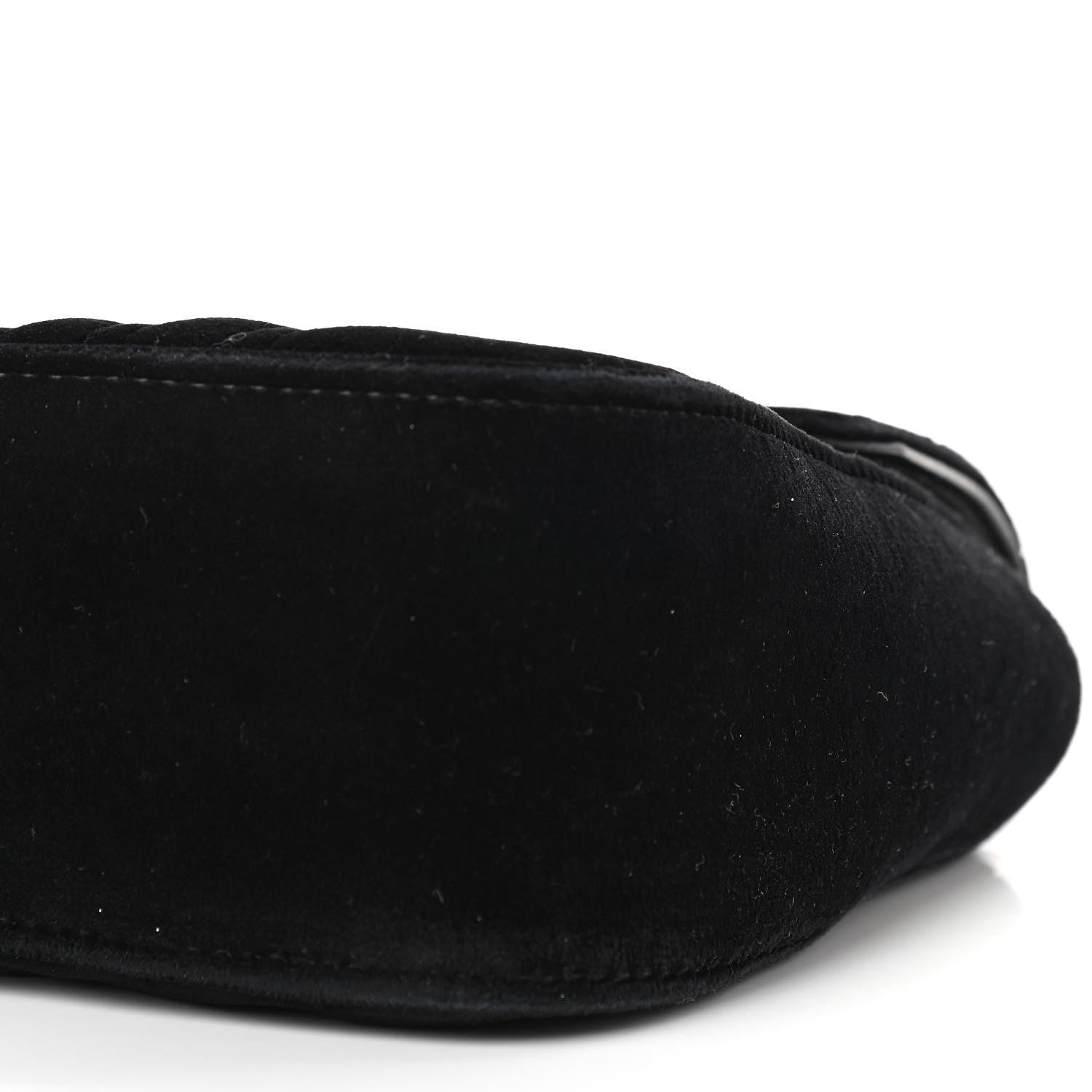 Gucci Velvet Matelasse Small GG Marmont Shoulder Bag Black 11 of 11