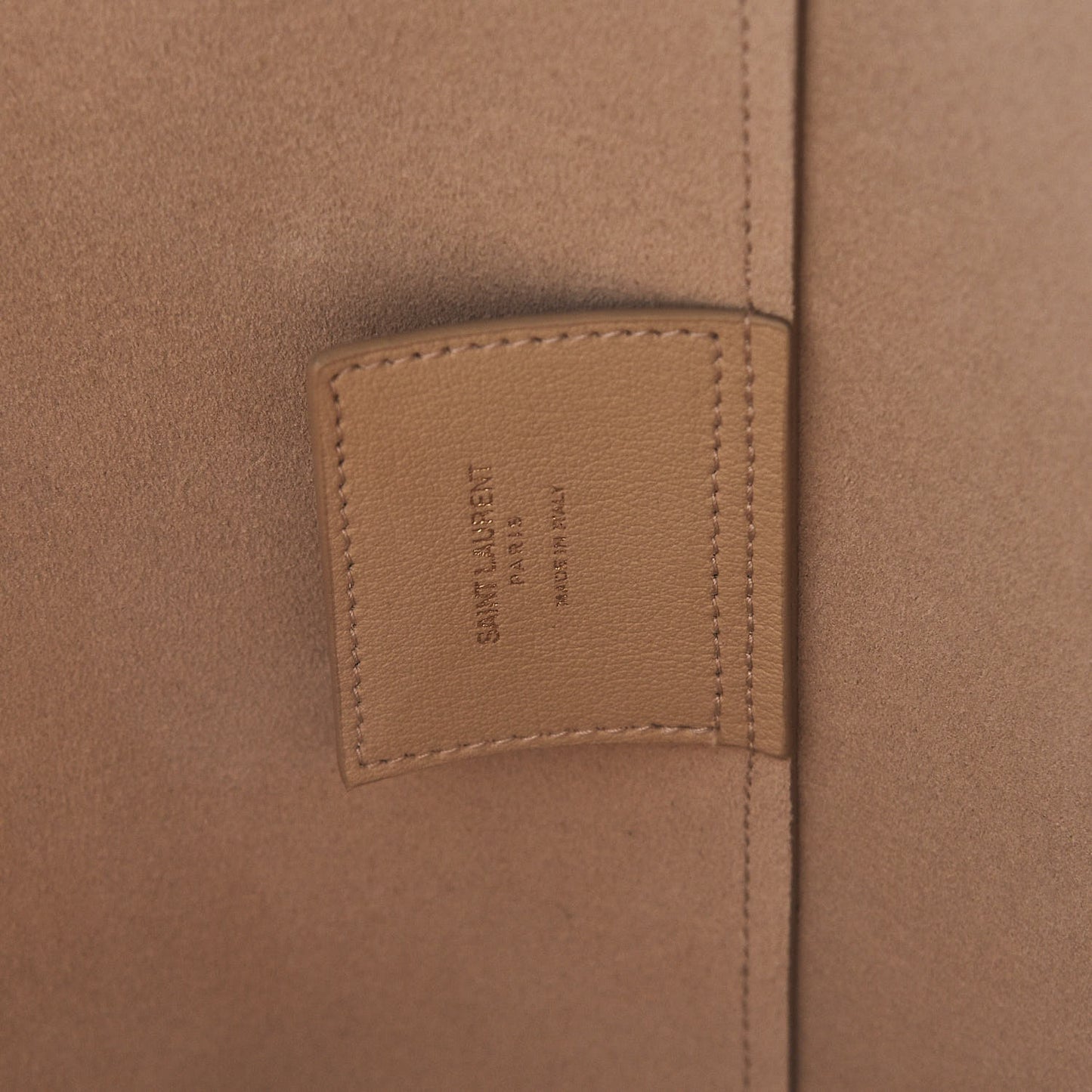 Calfskin Large Shopping Tote Nude Powder