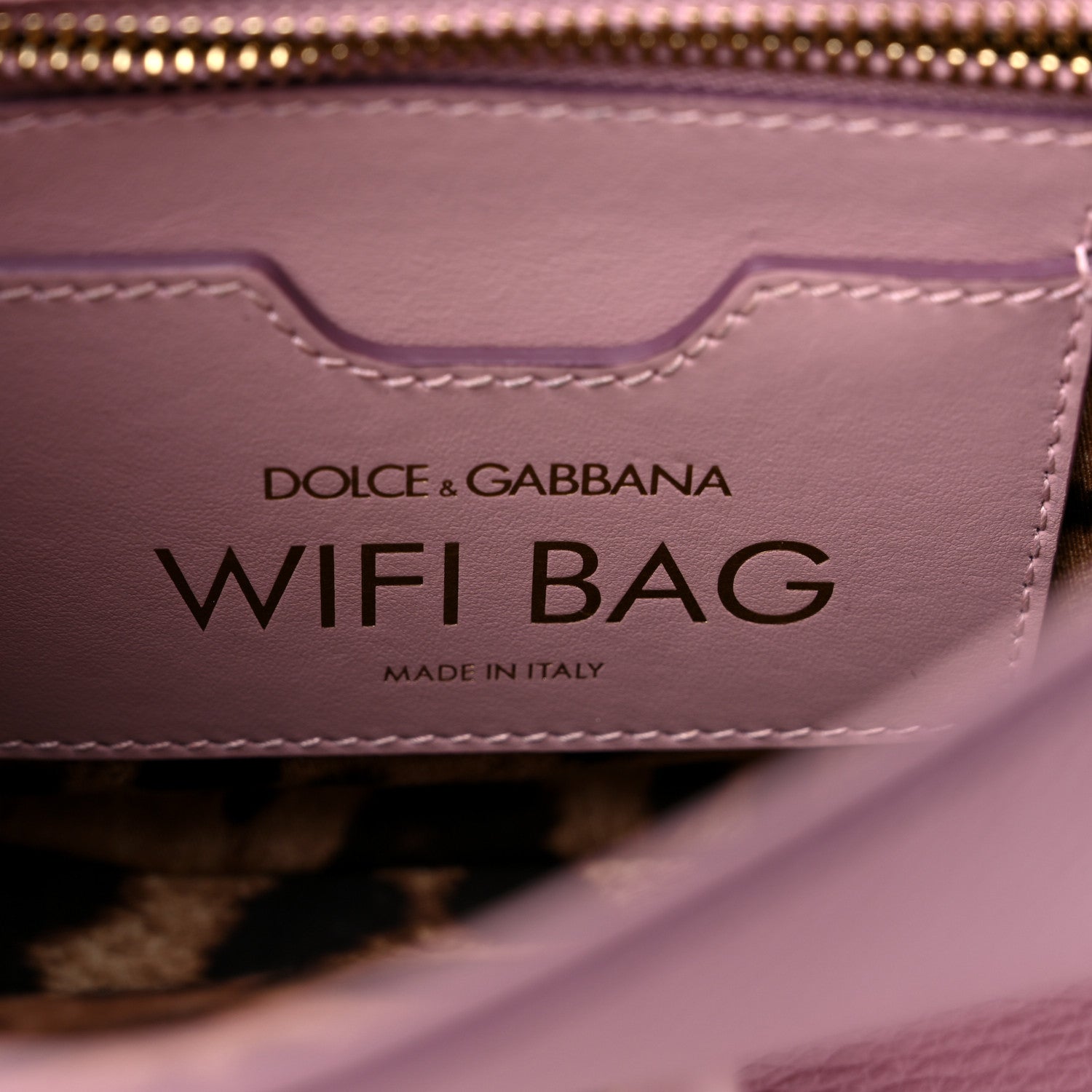 Dolce & Gabbana Calfskin Media Wifi Shoulder Bag Pink 5 of 7