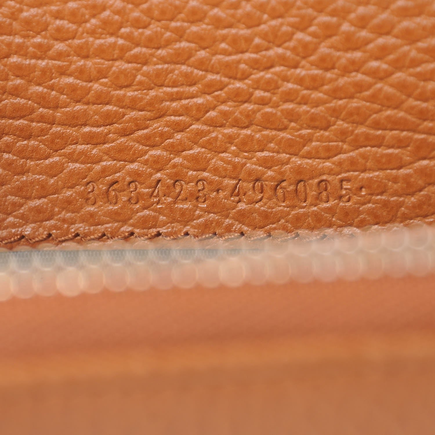 Gucci Dollar Calfskin Zip Around Wallet Saffron 9 of 9