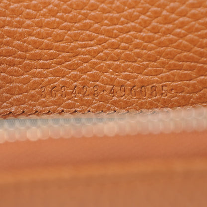 Gucci Dollar Calfskin Zip Around Wallet Saffron 9 of 9