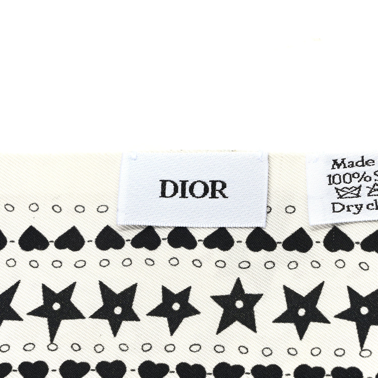 Christian Dior Silk High Priestess Tarot Mitzah Scarf Off White 3 of 3