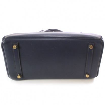 Hermes Swift Leather Birkin 30 Navy 4 of 12