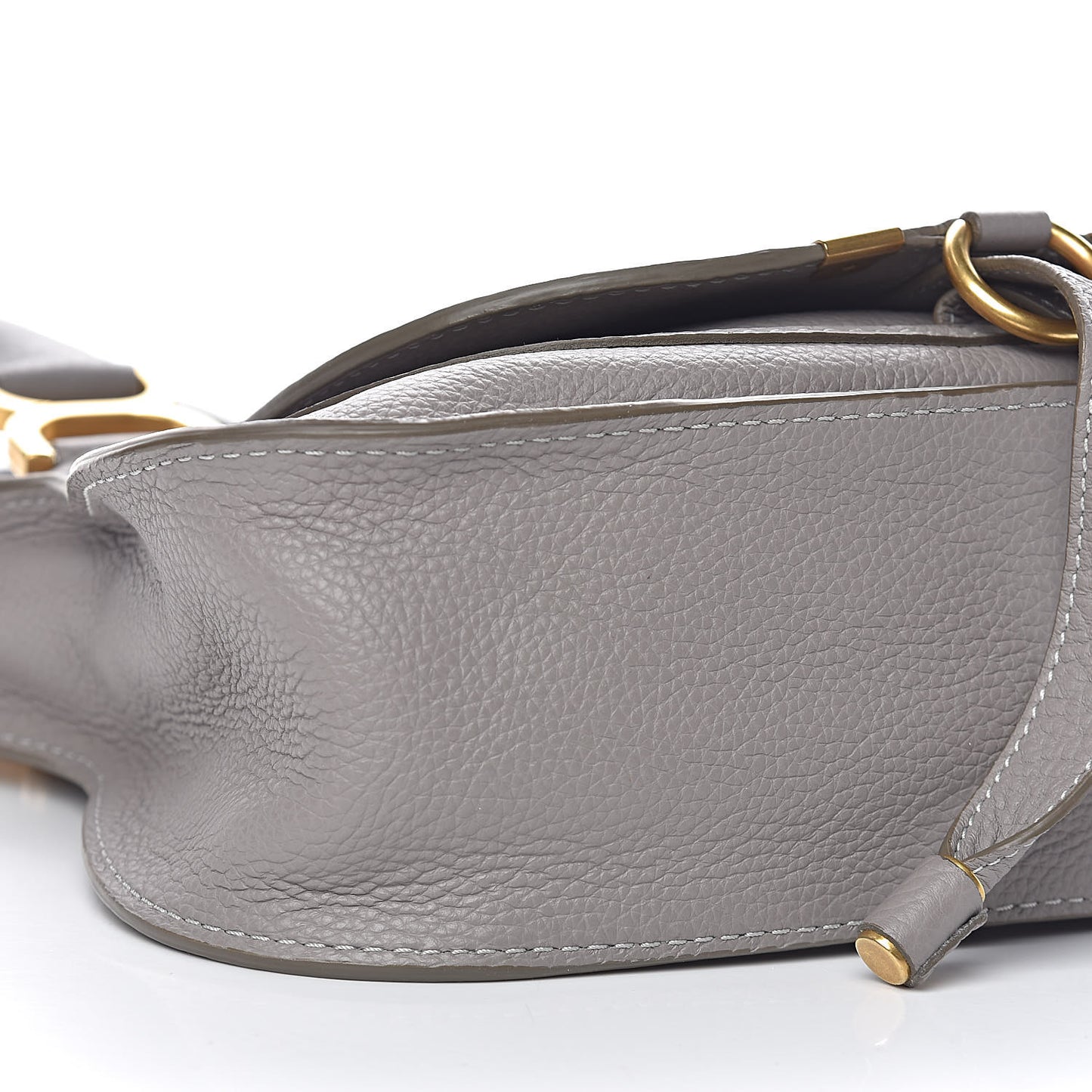 Calfskin Small Marcie Satchel Cashmere Grey