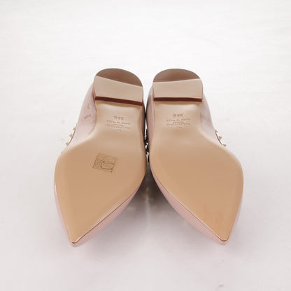 Valentino Garavani Patent Rockstud Ballerina Flats 36.5 Poudre 5 of 6