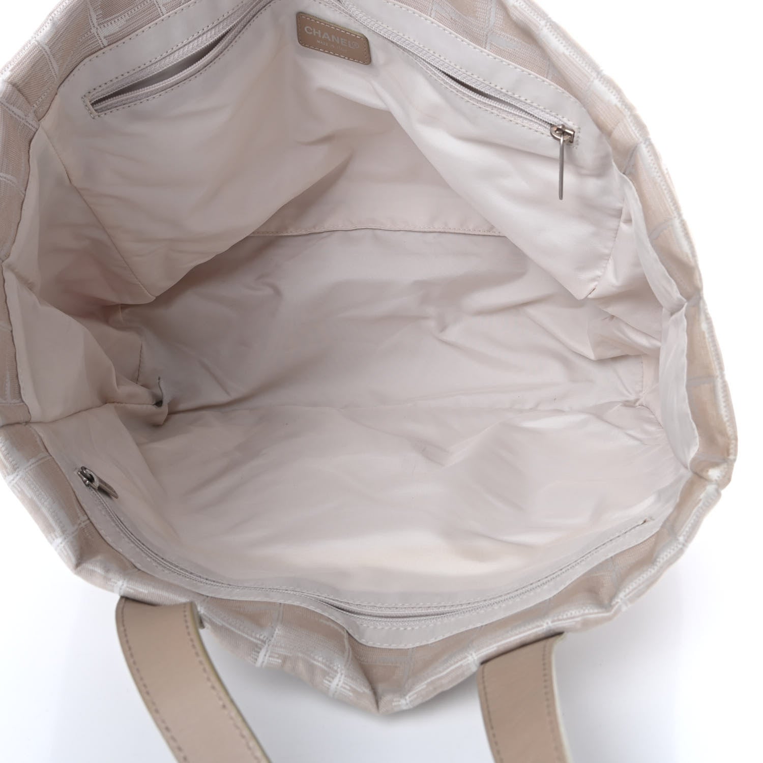 Chanel Nylon Medium Travel Tote Beige 5 of 15