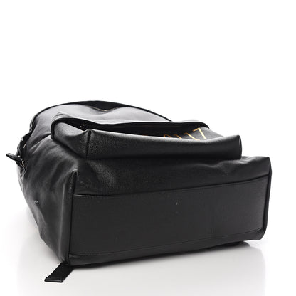 Givenchy Textured Calfskin Print Backpack Black 3 of 11