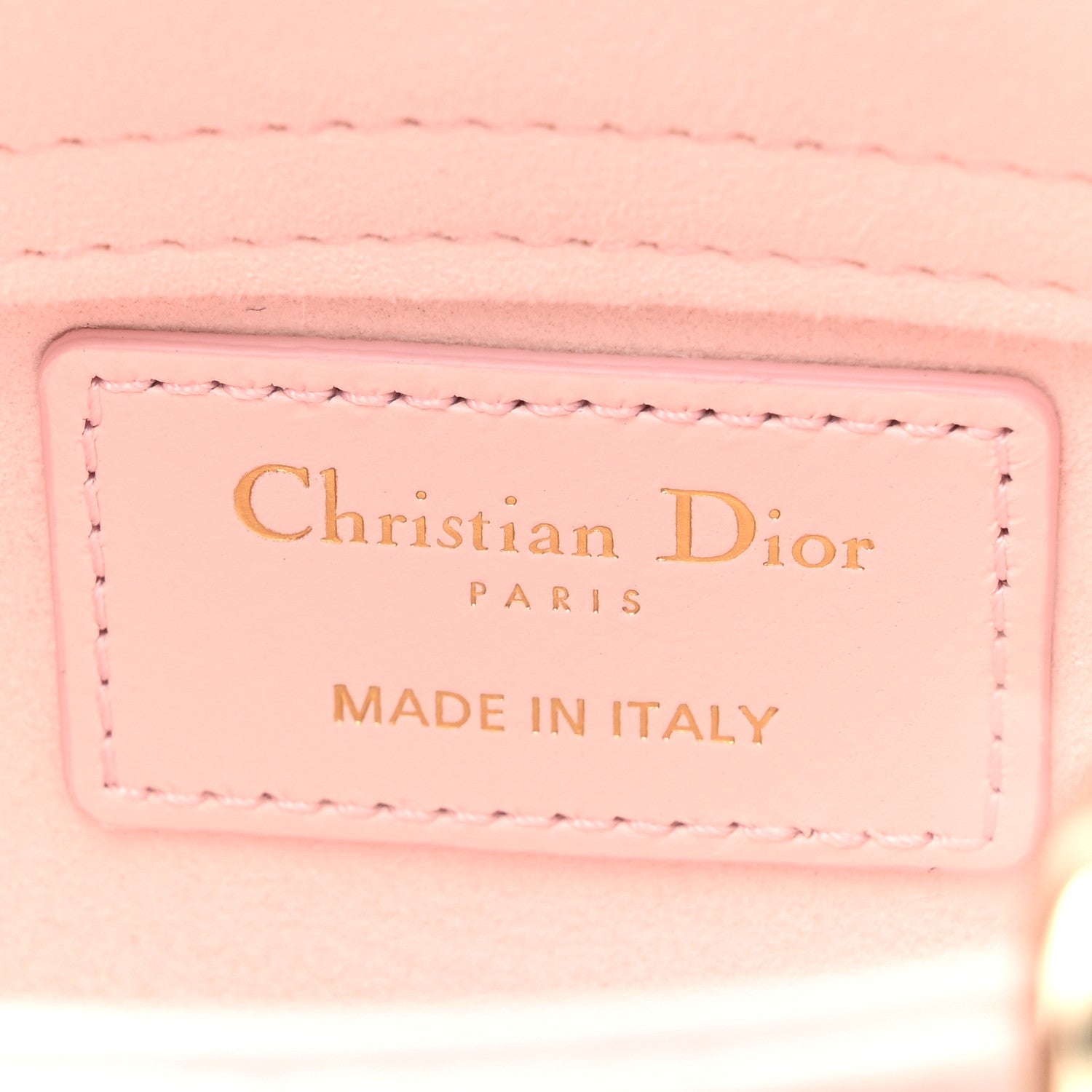Christian Dior Lambskin Cannage Dioramour Micro Lady D-Joy Pale Pink 6 of 10