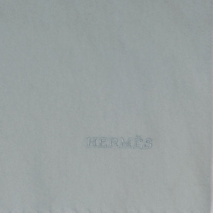 Hermes Cashmere Fringe Scarf Bleu 3 of 4