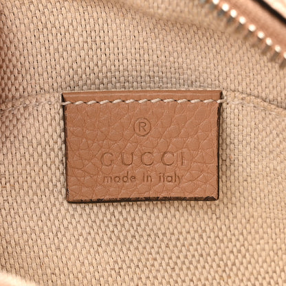 Gucci Pebbled Calfskin Small Soho Disco Bag Camelia 6 of 12