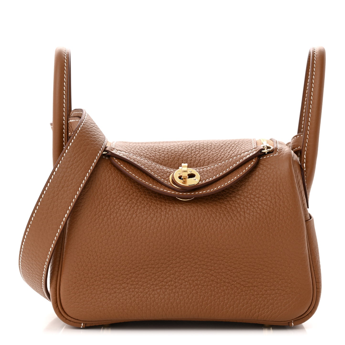 Taurillon Clemence Mini Lindy 20 Gold