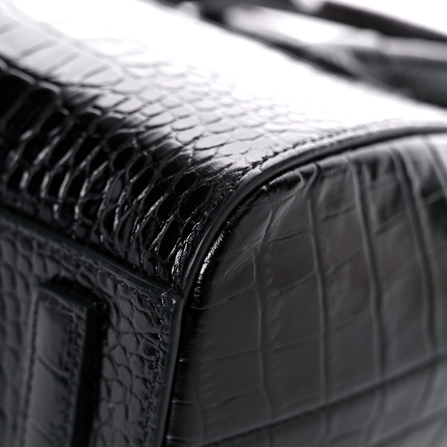 Givenchy Calfskin Crocodile Embossed Mini Antigona Black 11 of 16