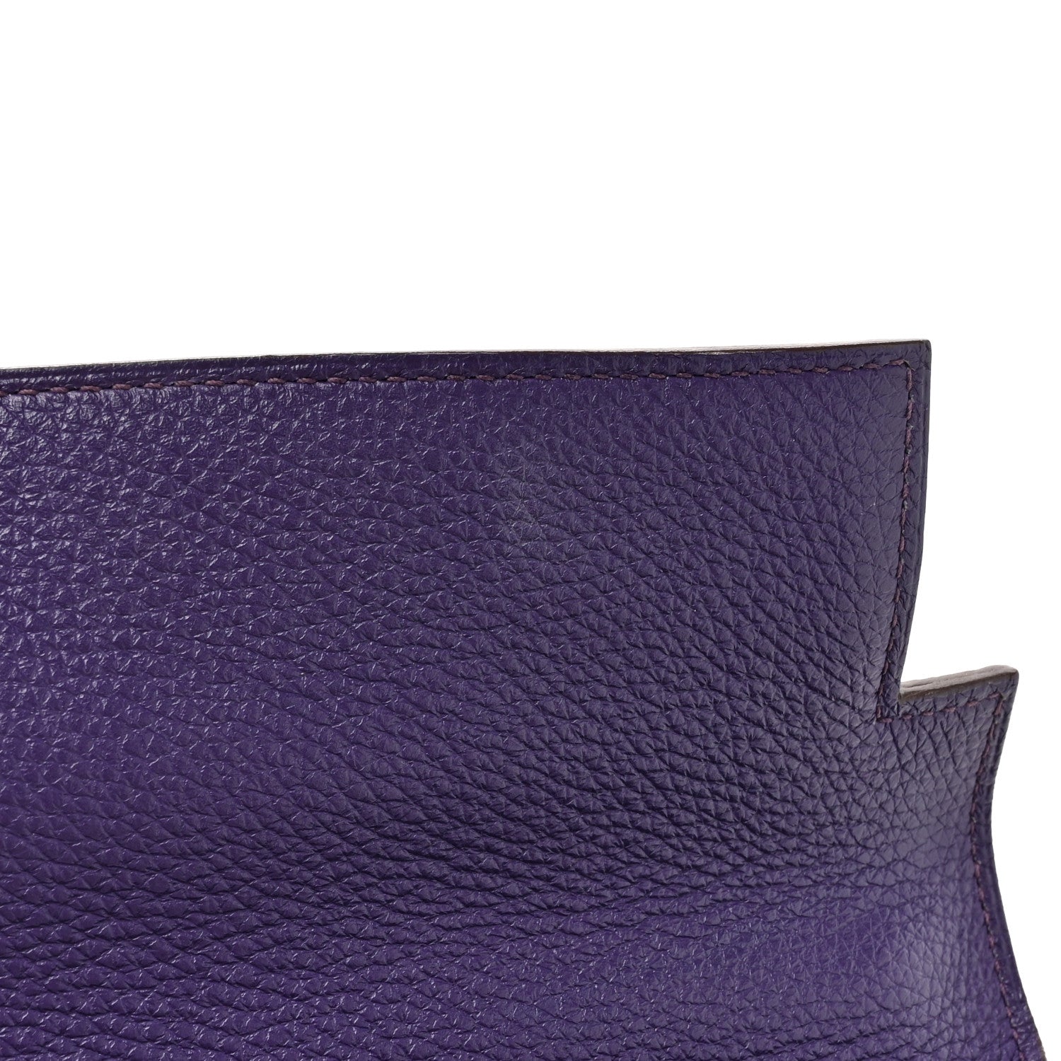 Hermes Togo Kelly Retourne 35 Iris 12 of 17