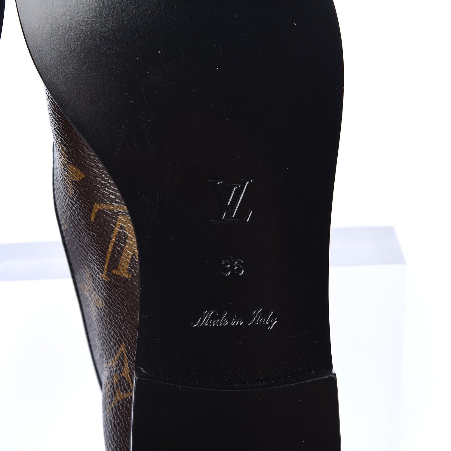 Louis Vuitton Monogram Society Loafers 36 6 of 7