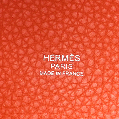 Hermes Taurillon Clemence Picotin Lock 18 PM Orange 6 of 10