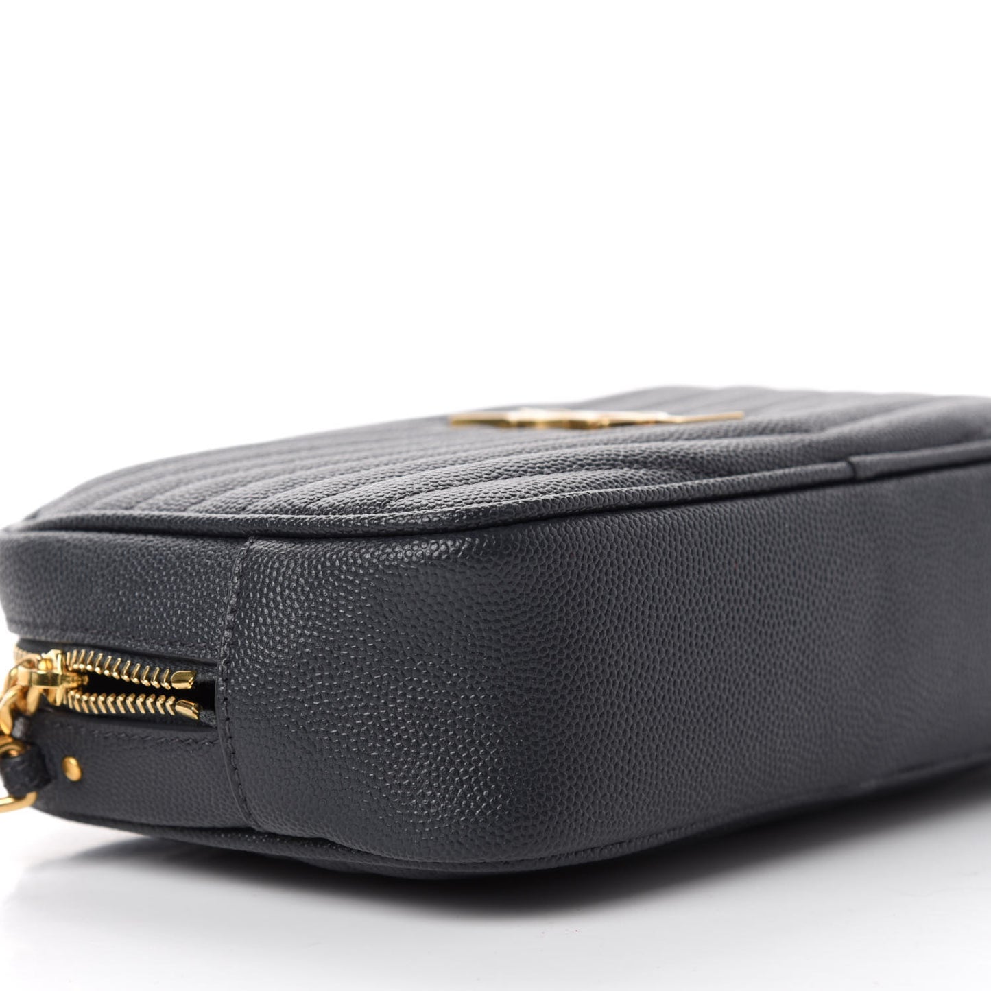 Grain De Poudre Matelasse Monogram Mini Lou Camera Bag Dark Smog