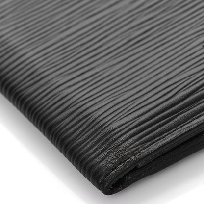 Louis Vuitton Epi Pocket Organizer Black 7 of 9