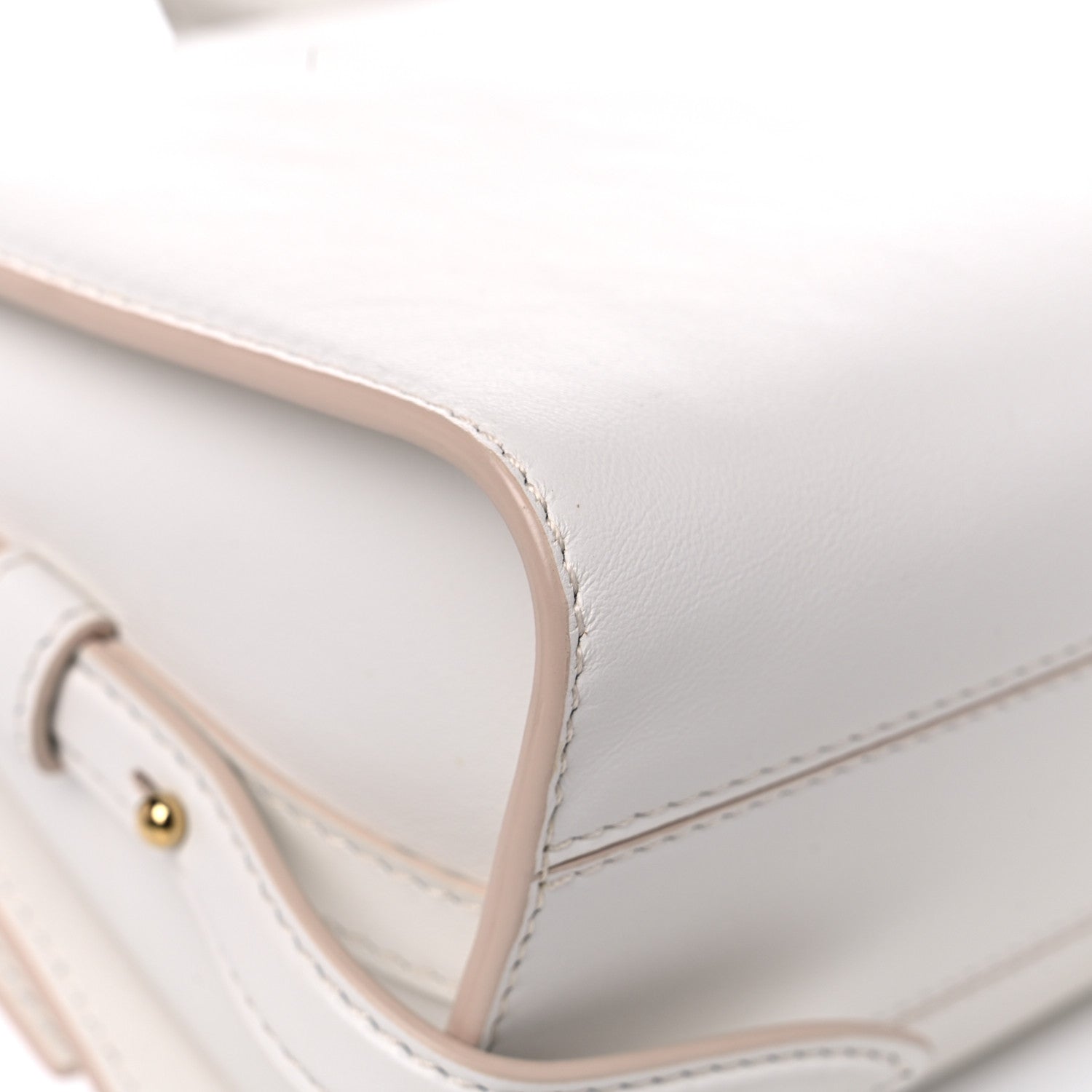 Alexander McQueen Calfskin The Small Story Bag Deep Ivory 9 of 12