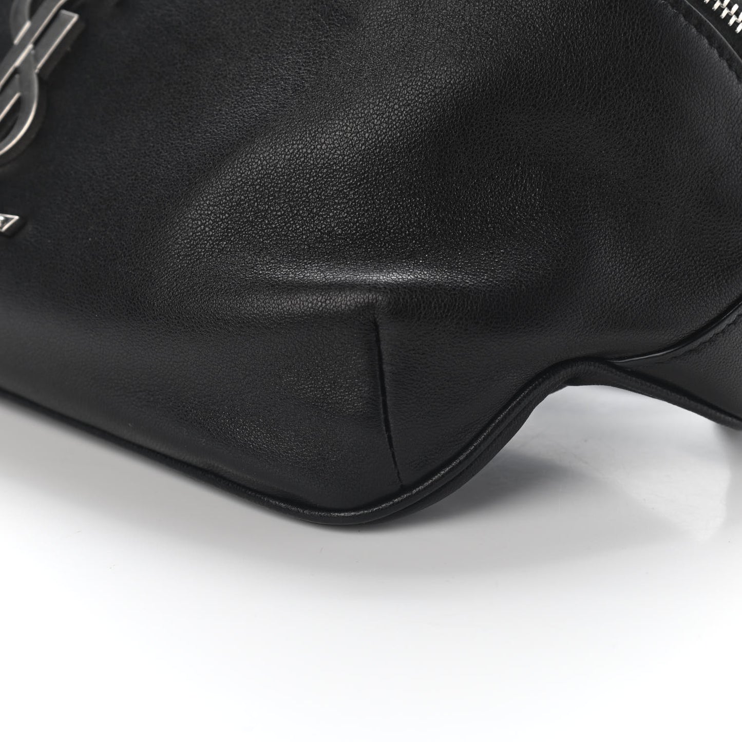 Calfskin Monogram Belt Bag Black