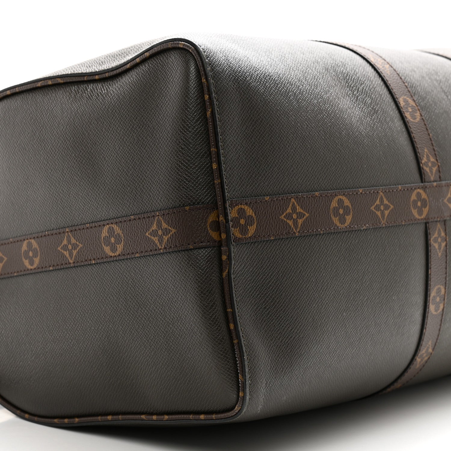 Louis Vuitton Taiga Monogram Keepall Bandouliere 50 Khaki 8 of 12