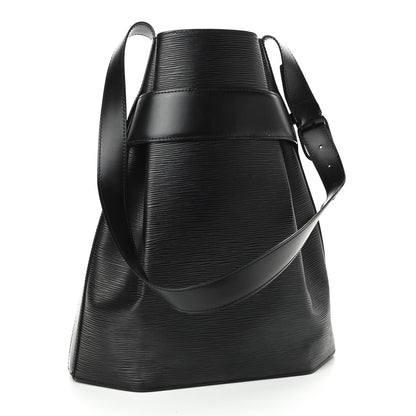 Louis Vuitton Epi Sac D'Epaule GM Black 3 of 8