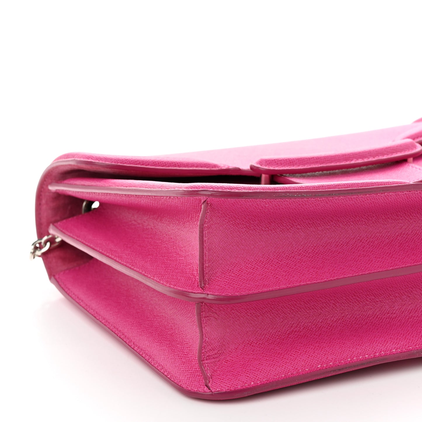 Calfskin Heroine Chain Satchel Pink