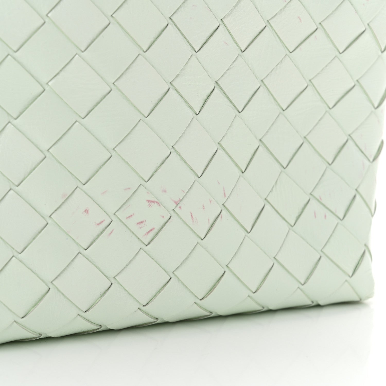 Bottega Veneta Polished Patent Intrecciato Knot Small Loop Camera Bag Glacier Muse 11 of 12