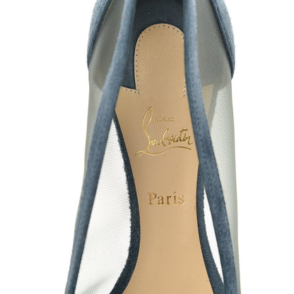 Christian Louboutin Veau Velours Rete Galativi Flats 39.5 Tempete 6 of 8