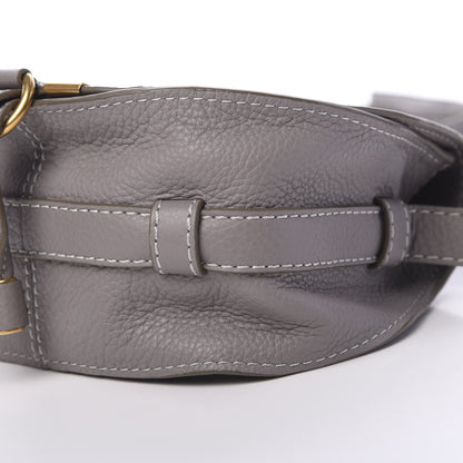 Chloe Calfskin Mini Marcie Round Crossbody Bag Cashmere Grey 9 of 10