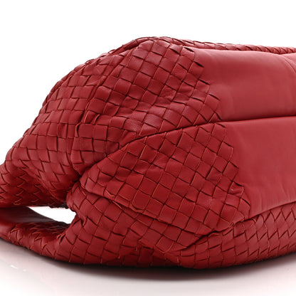 Bottega Veneta Nappa Intrecciato Medium Campana Hobo Red 11 of 12