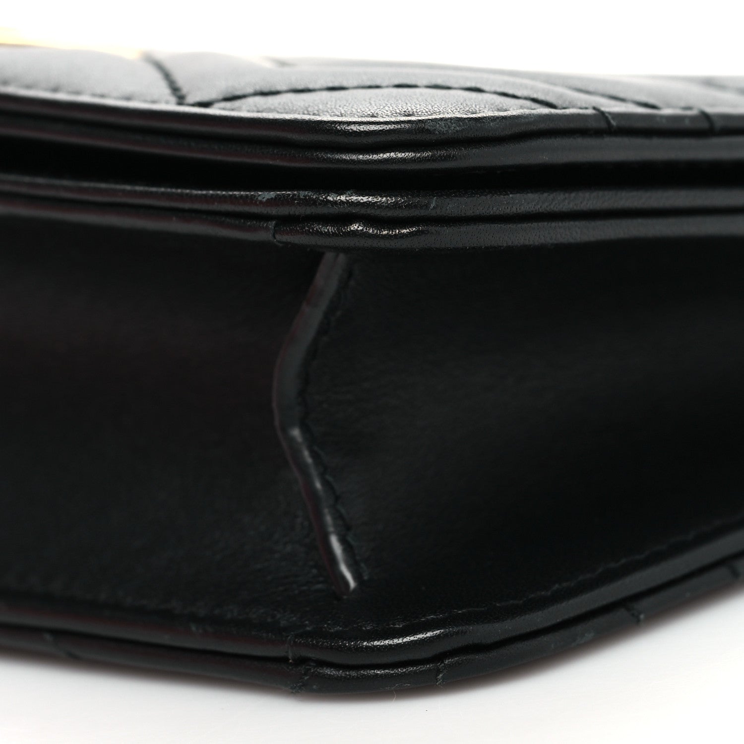 Gucci Calfskin Matelasse GG Marmont Mini Bag Black 8 of 9