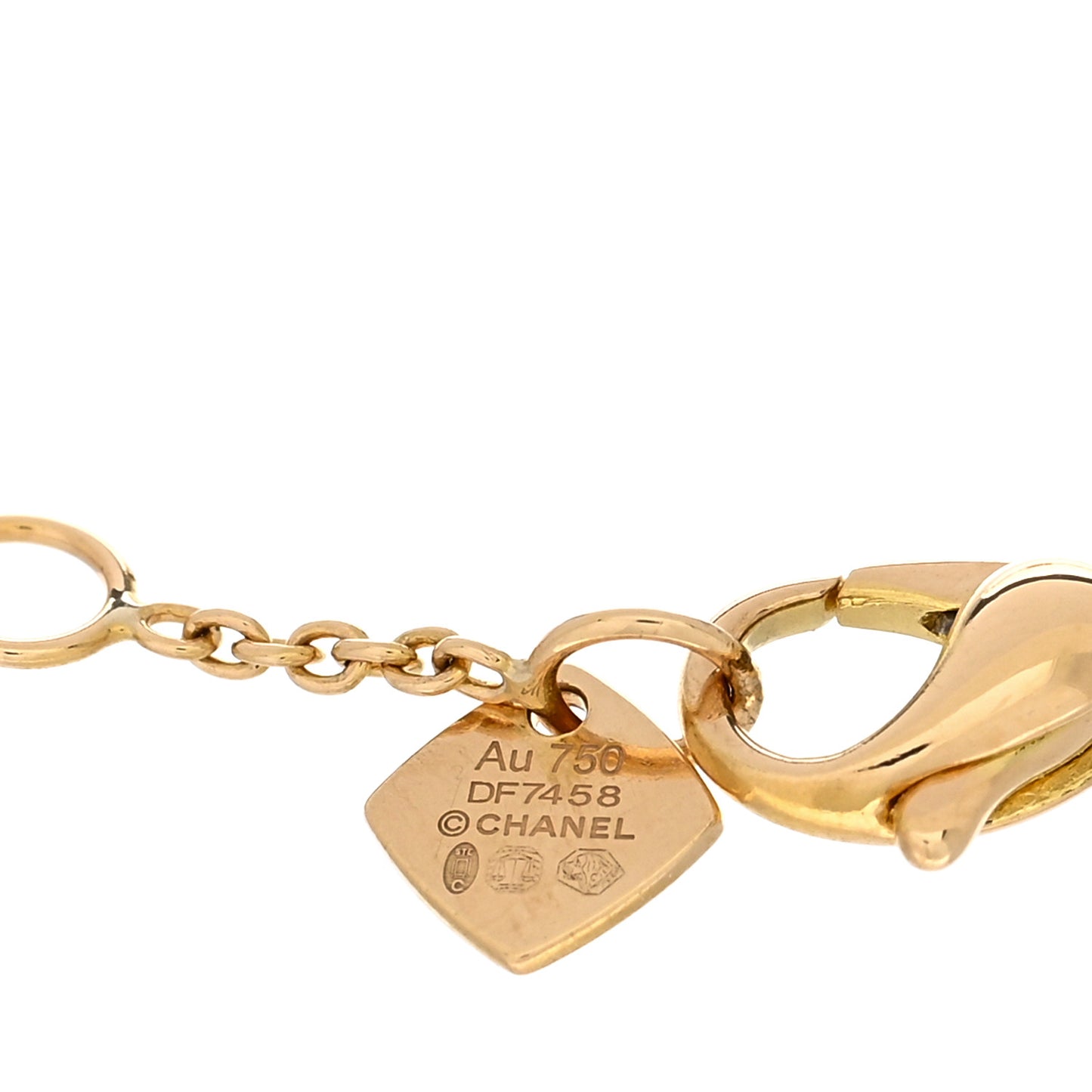 18K Yellow Gold Diamond Coco Bracelet