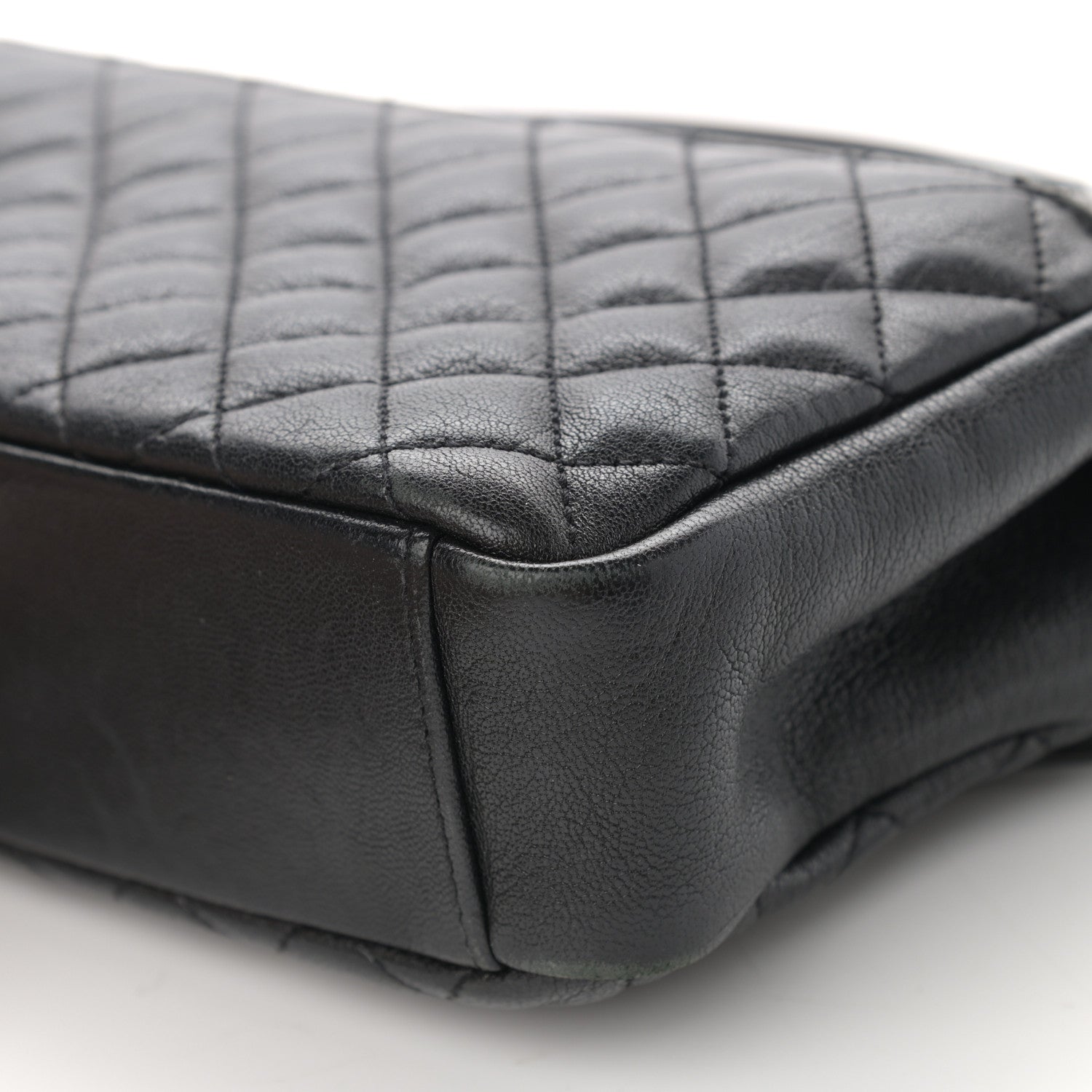 Saint Laurent Sheepskin Tri-Quilt Monogram Medium College Bag Black 11 of 17