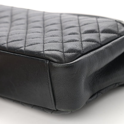 Saint Laurent Sheepskin Tri-Quilt Monogram Medium College Bag Black 11 of 17