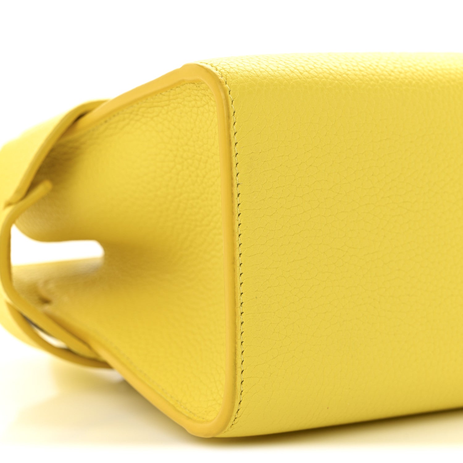 Givenchy Grained Calfskin Nano Horizon Satchel Yellow 9 of 13