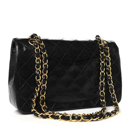 Chanel Lambskin Quilted Small Double Flap Black 3 of 10